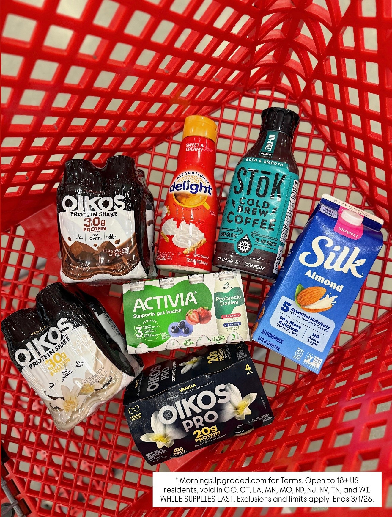#ad | new year, new goals…  same @target run… I think? 💪🏽🤪 Be sure to add these breakfast staples to your grocery list & remember — now through February, get $5† back when you spend $10 or more on qualifying products (including the ones you see here!!) 

#morningsupgraded, #targetfinds, #targetstyle #TargetPartner #liketkit 

† MorningsUpgraded.com for Terms. Open to 18+ US residents, void in CO, LA, MN, MO, ND, NJ, NV, TN, and WI. WHILE SUPPLIES LAST. Exclusions and limits apply. Ends 3/1/26.

@activiaus, @oikos, @silk, @stokcoldbrew, @indelight, @happyfamilyorganics, @the_official_danimals @shop.ltk

#LTKfoodie #LTKfitnessgoals #LTKmorningroutine