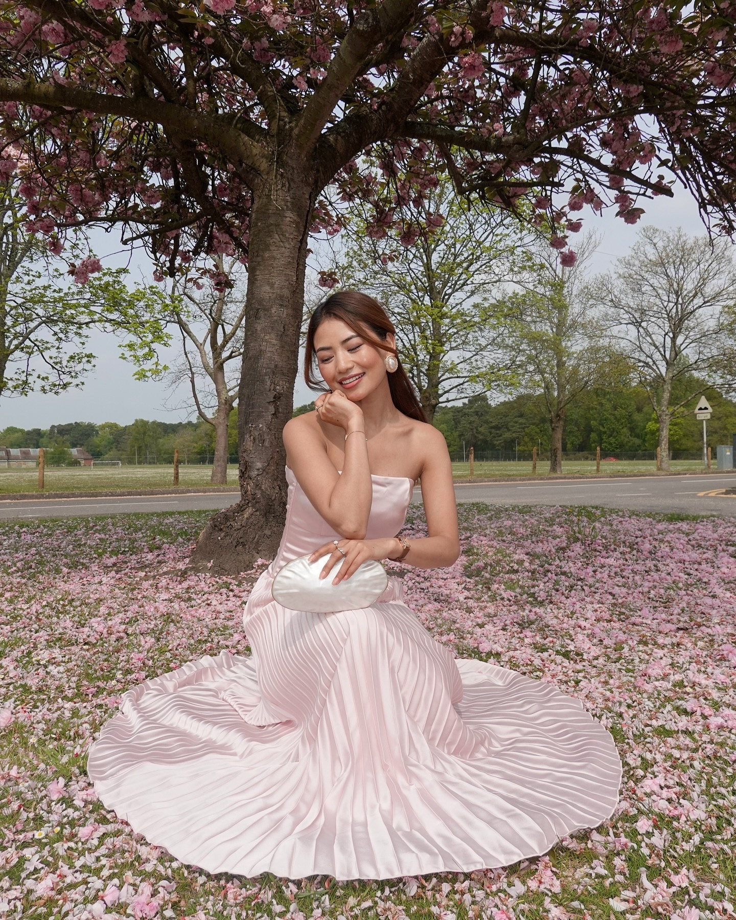 Lost in petals and poetry 🌸🍃