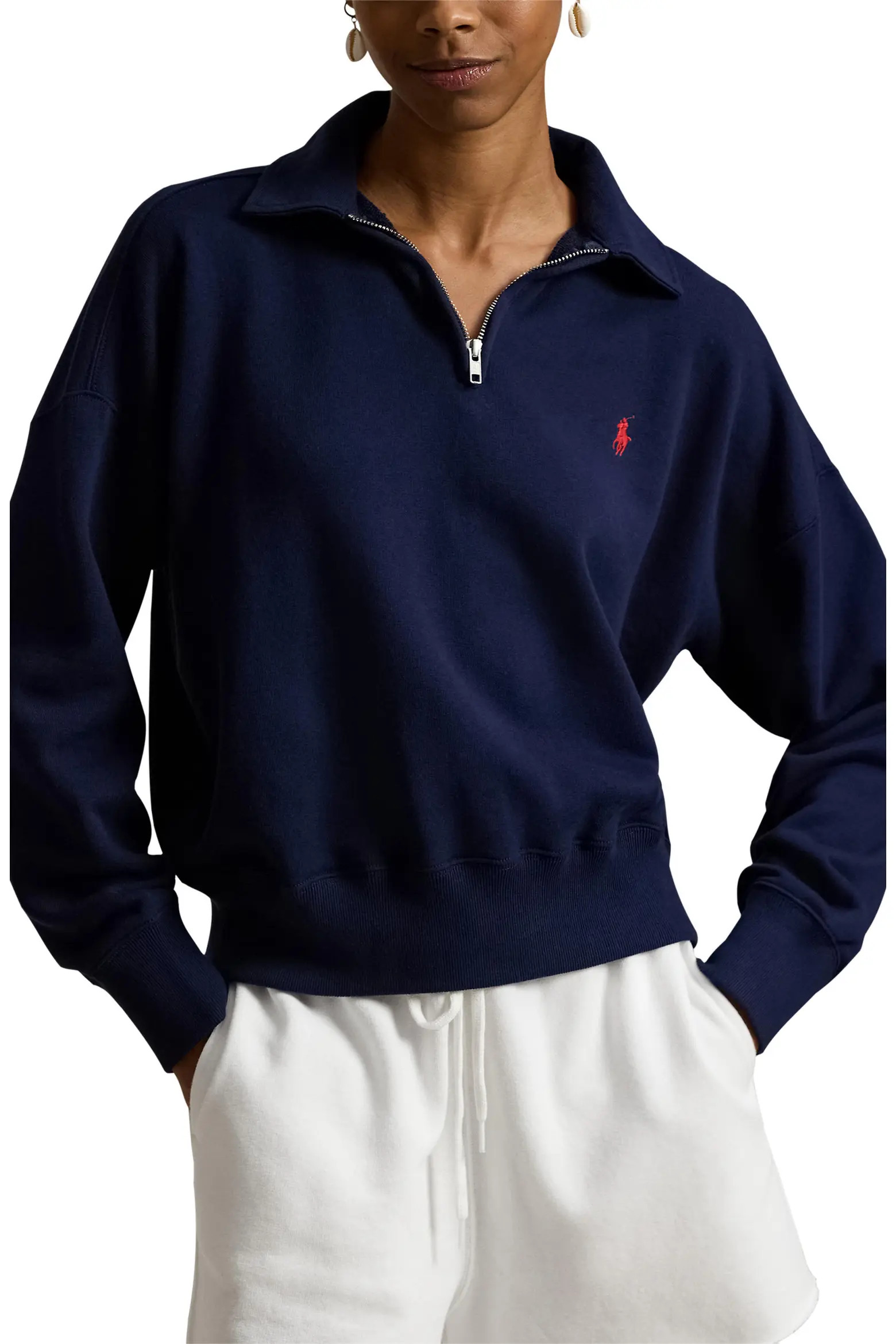 Lightweight Fleece Quarter Zip Pullover (Women) | Nordstrom | Nordstrom