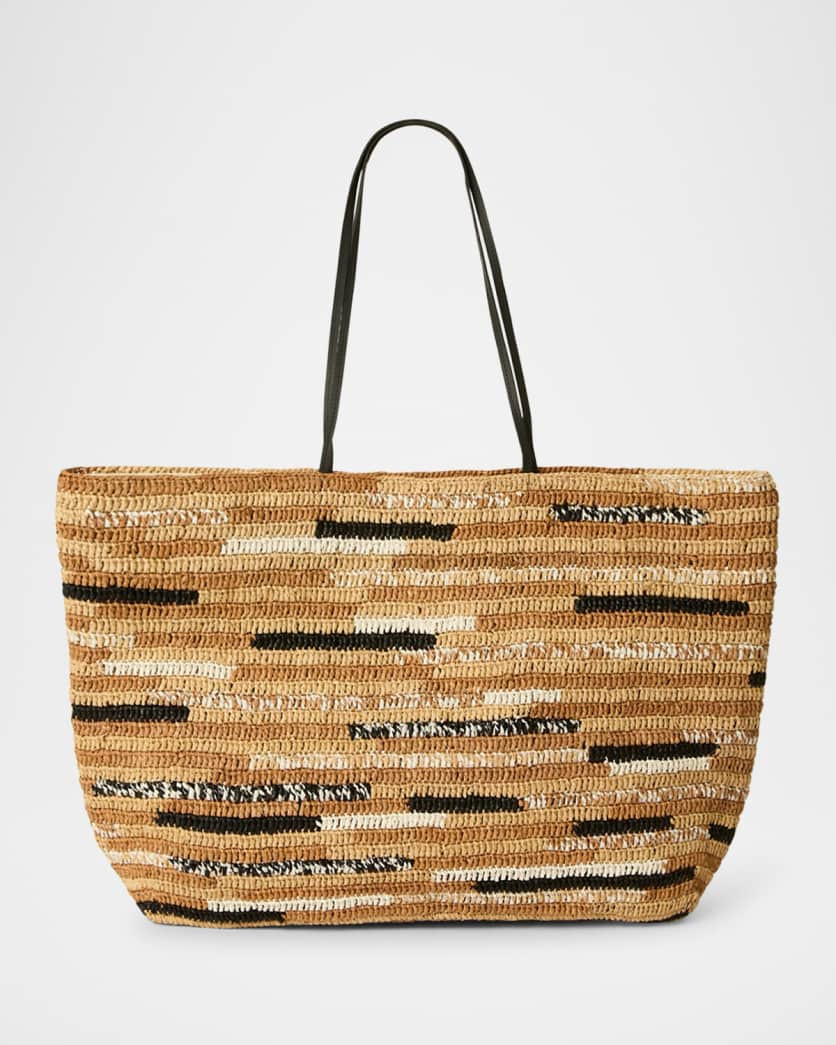 Woven Straw Tote Bag | Neiman Marcus
