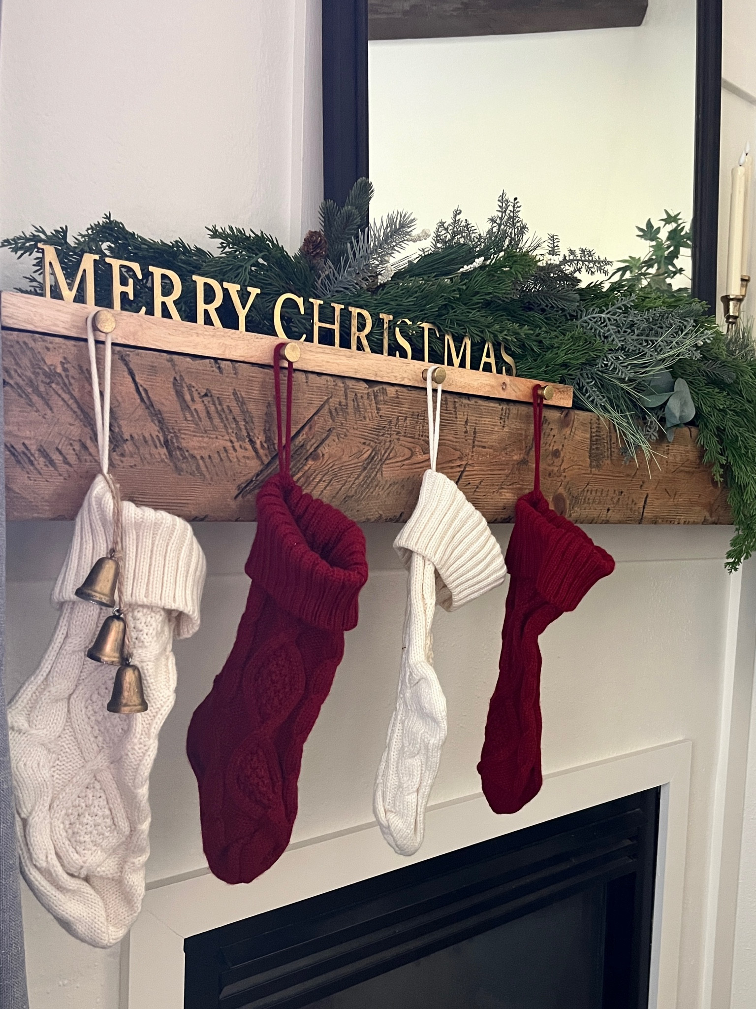 ✨Stocking Holder 
Holds 4 stockings! I pack these things full every year and it holds the weight just fine  

#LTKHome #LTKHoliday #LTKSeasonal