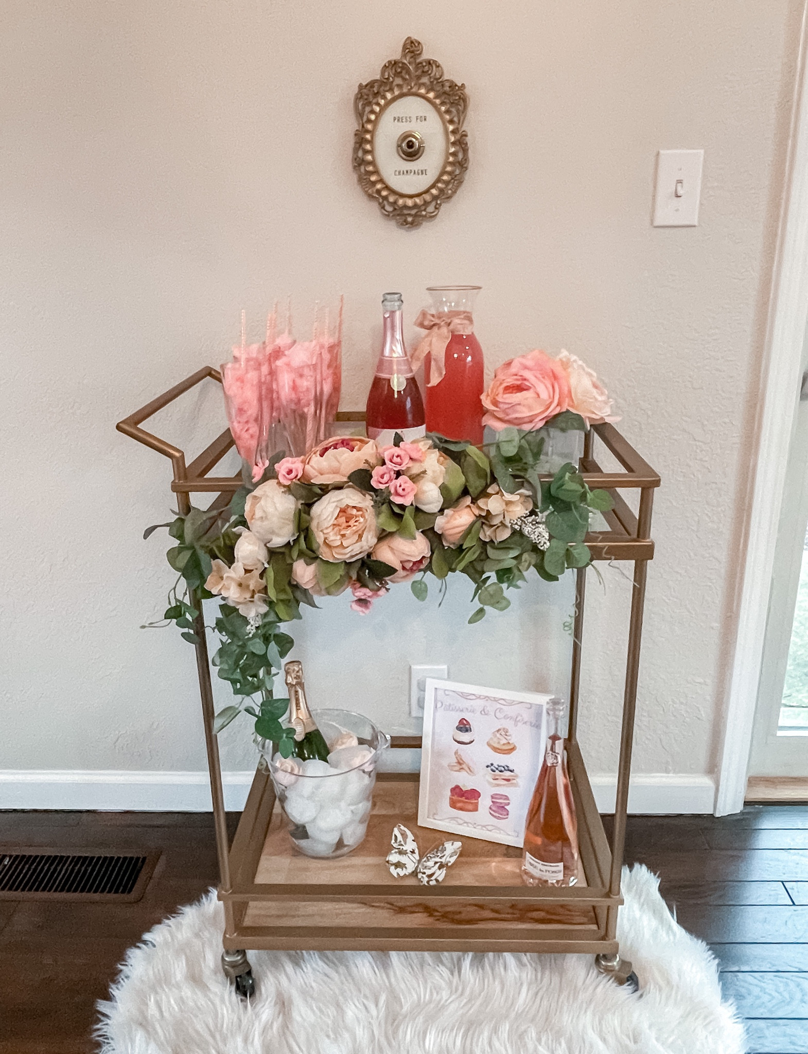 Galentine’s champagne bar cart

#LTKhome #LTKunder50 #LTKSeasonal