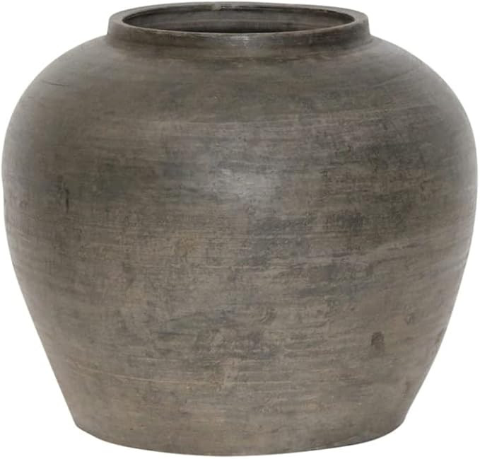 Artissance Home Vintage Charcoal/Gray Pottery Jar, Gray (Size & Color Vary) | Amazon (US)