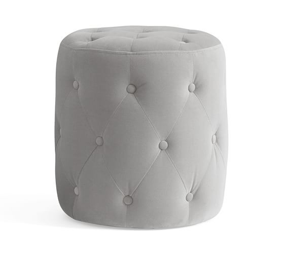 Leah Tufted Ottoman | Pottery Barn (US)
