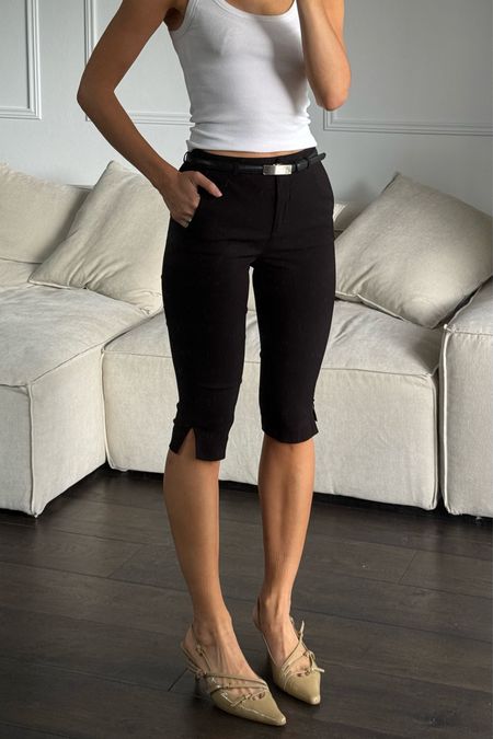 Wearing size XS in the capri pants & top is old #Zara 🫶🏼 

#LTKstyletip #LTKaustralia #LTKworkwear