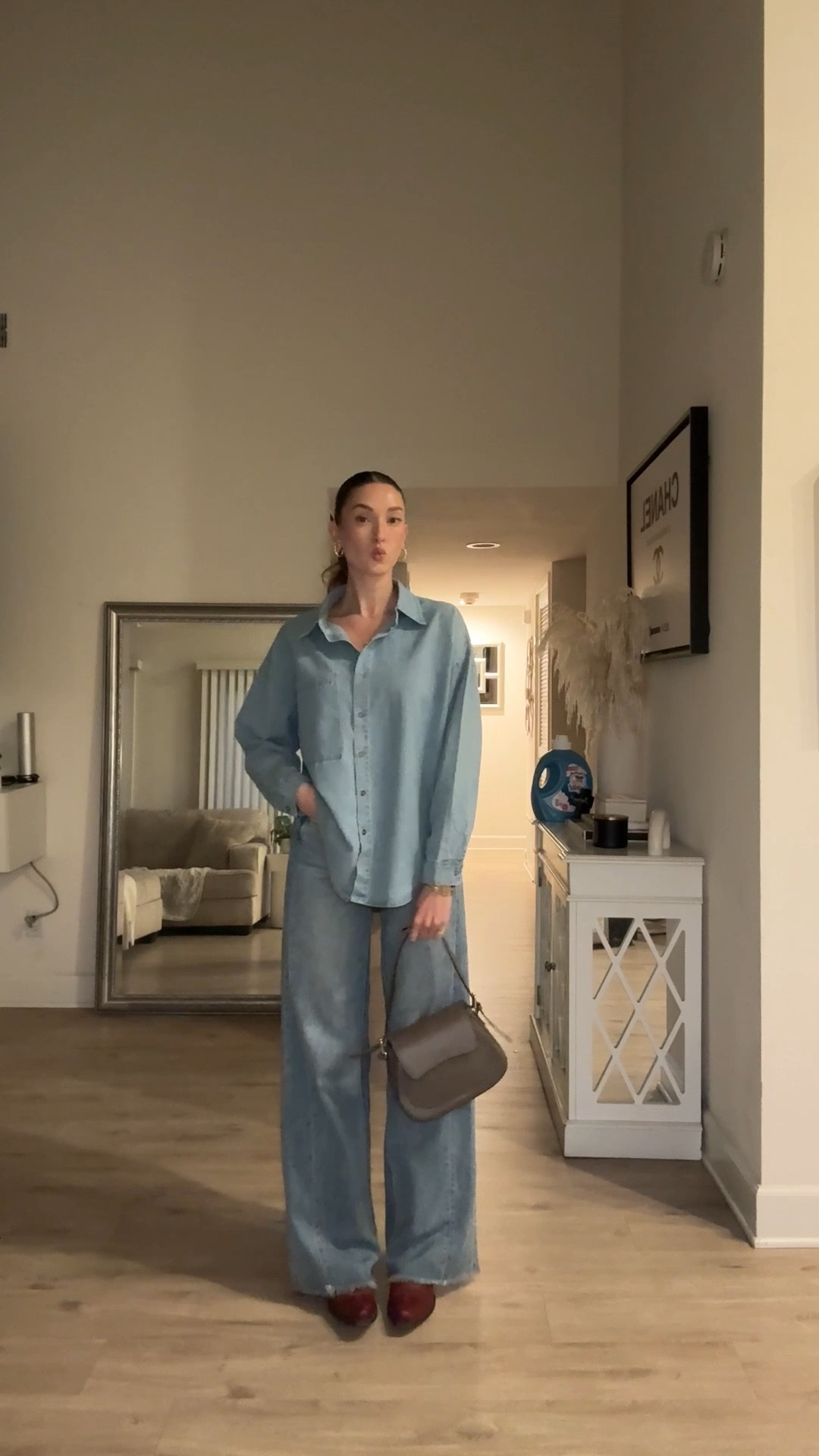 friendsgiving outfit | canadian tuxedo 🩵

#LTKFindsUnder100 #LTKStyleTip #LTKHoliday