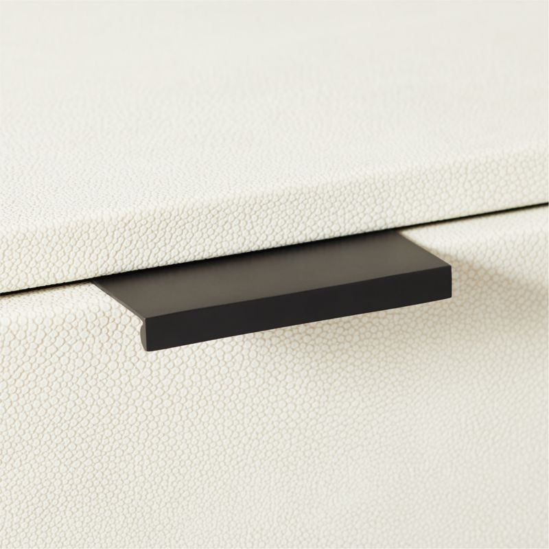 4" Damon Edge Black Drawer Pull + Reviews | CB2 | CB2