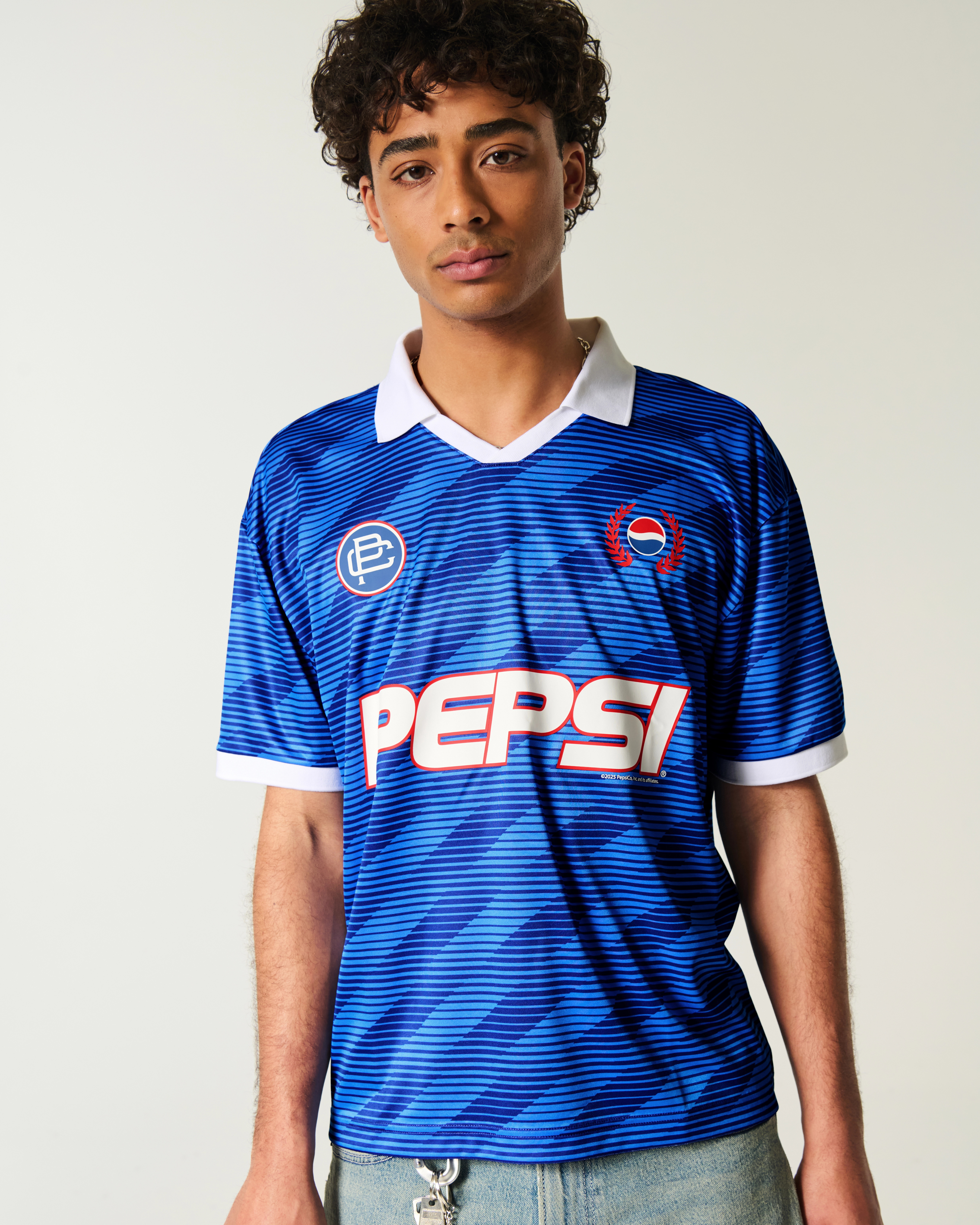 Boxy Pepsi Graphic Jersey | Hollister (US)