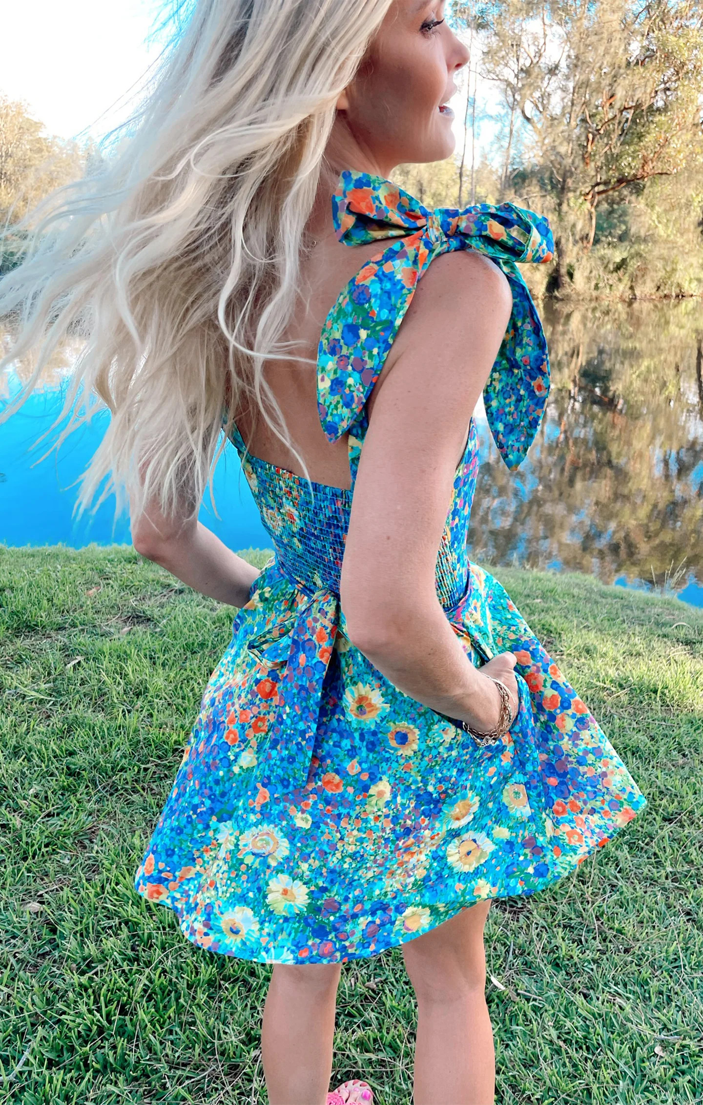 Claire Mini Dress ~ Painterly Petals | Show Me Your Mumu
