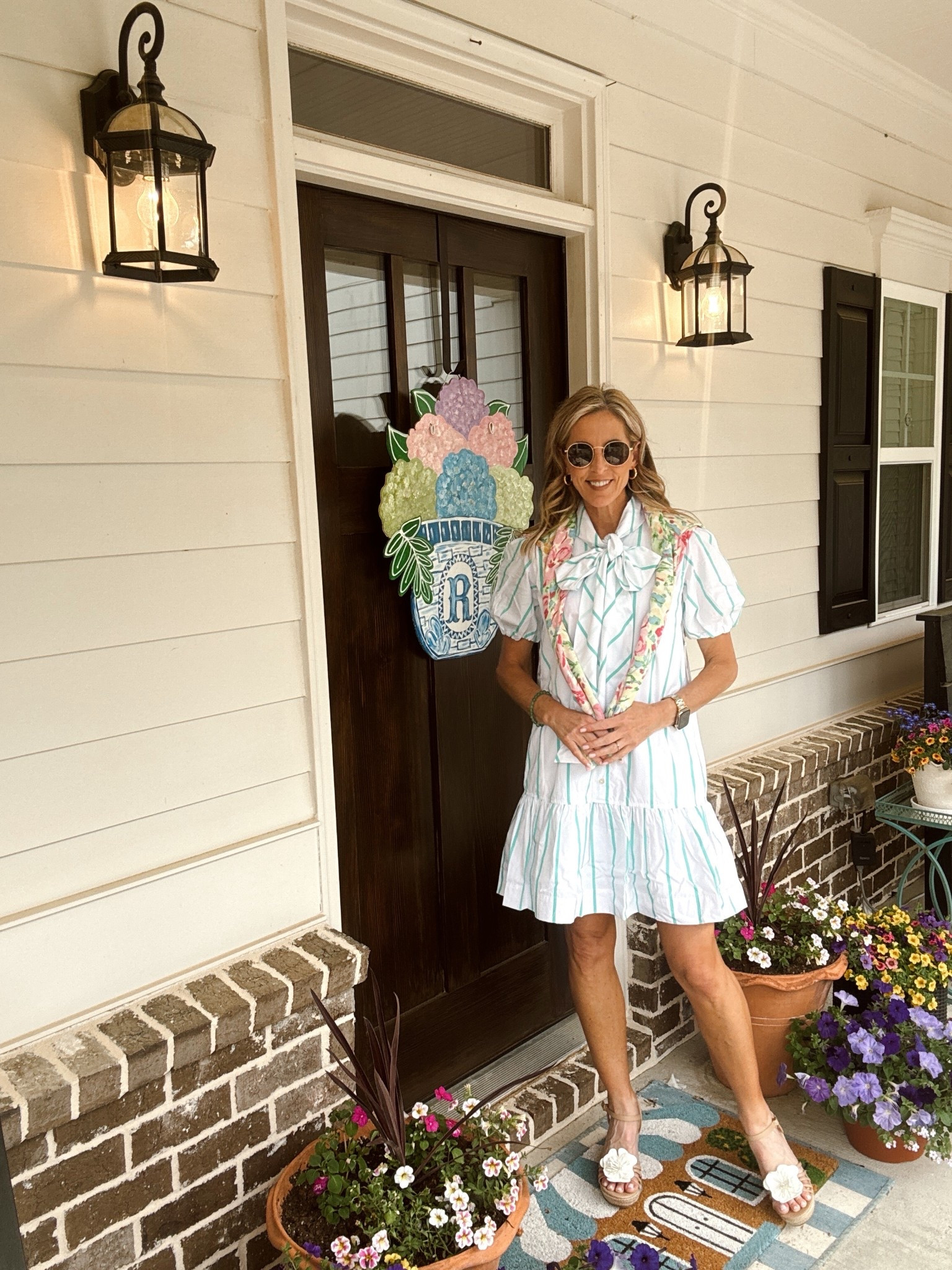 Loving the addition to this collection the pop of green.  This dress is structured for drama with the Thai neck, mini a fun flirty ruffle him puff sleeves. So cute and perfect for the office or brunch with the girls. 💚

#LTKootd #LTKmomlife #LTKgrwm