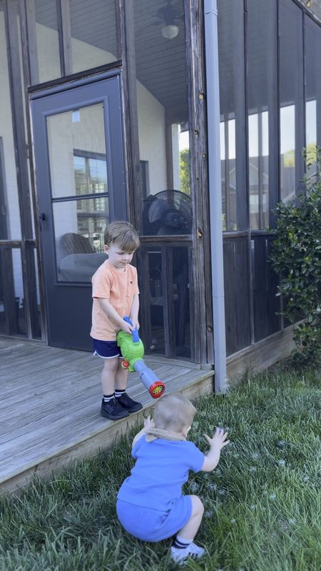 Our boy’s are OBSESSED with bubbles, so this Play Day Bubble Leaf Blower was SUCH a hit! 

#LTKkids #LTKfamily