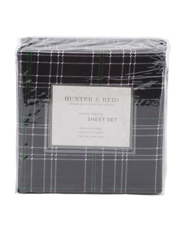 Simply Plaid Sheet Set | TJ Maxx