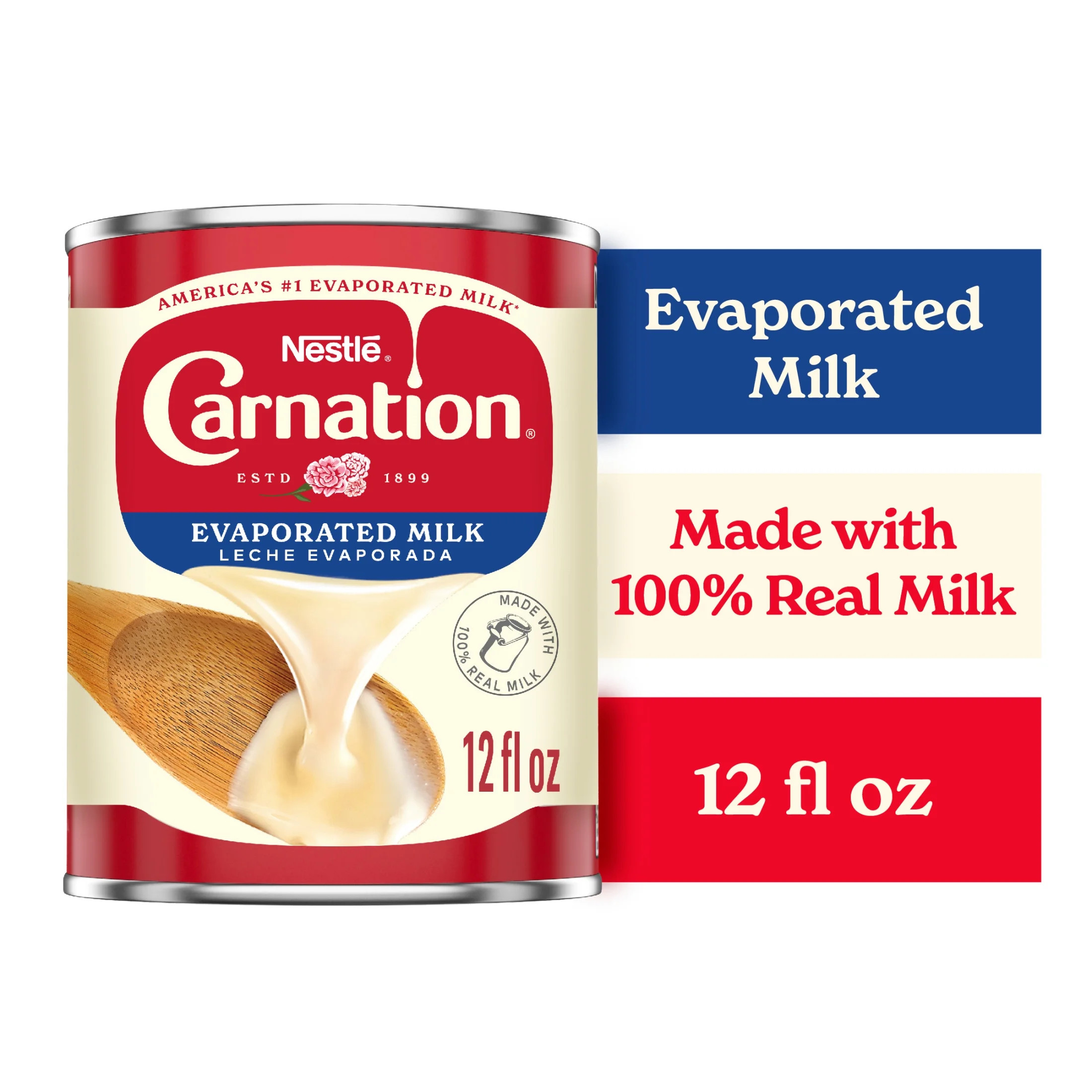Nestle Carnation Vitamin D Added Evaporated Milk for Holiday Treats and Baking, 12 fl. oz. Can - ... | Walmart (US)