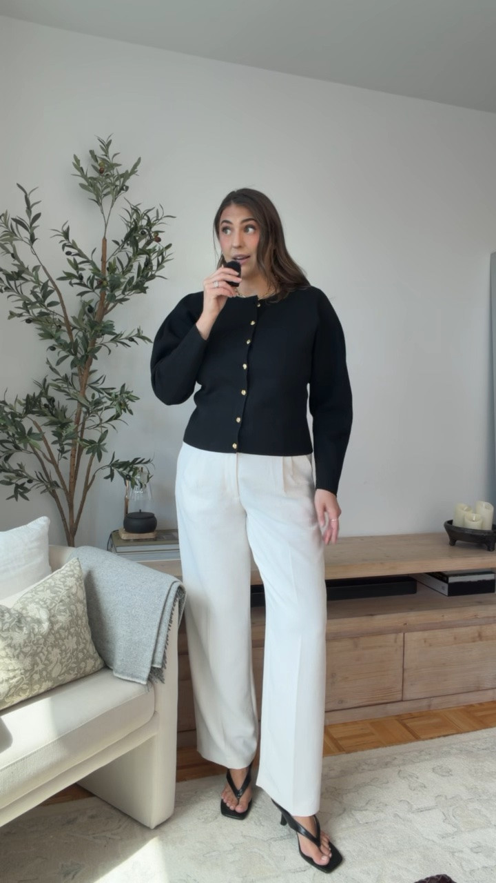 Classic with a little polish 🤍 This black cardigan + cream trouser combo is such an easy elevated fall look.

Fall outfit inspo, Walmart fashion, black cardigan outfit, cream trousers, classic fall style, affordable fashion, chic casual outfit, elevated basics, women’s fall outfits, neutral fall fashion

#LTKootd #LTKWorkwear #LTKMidsize