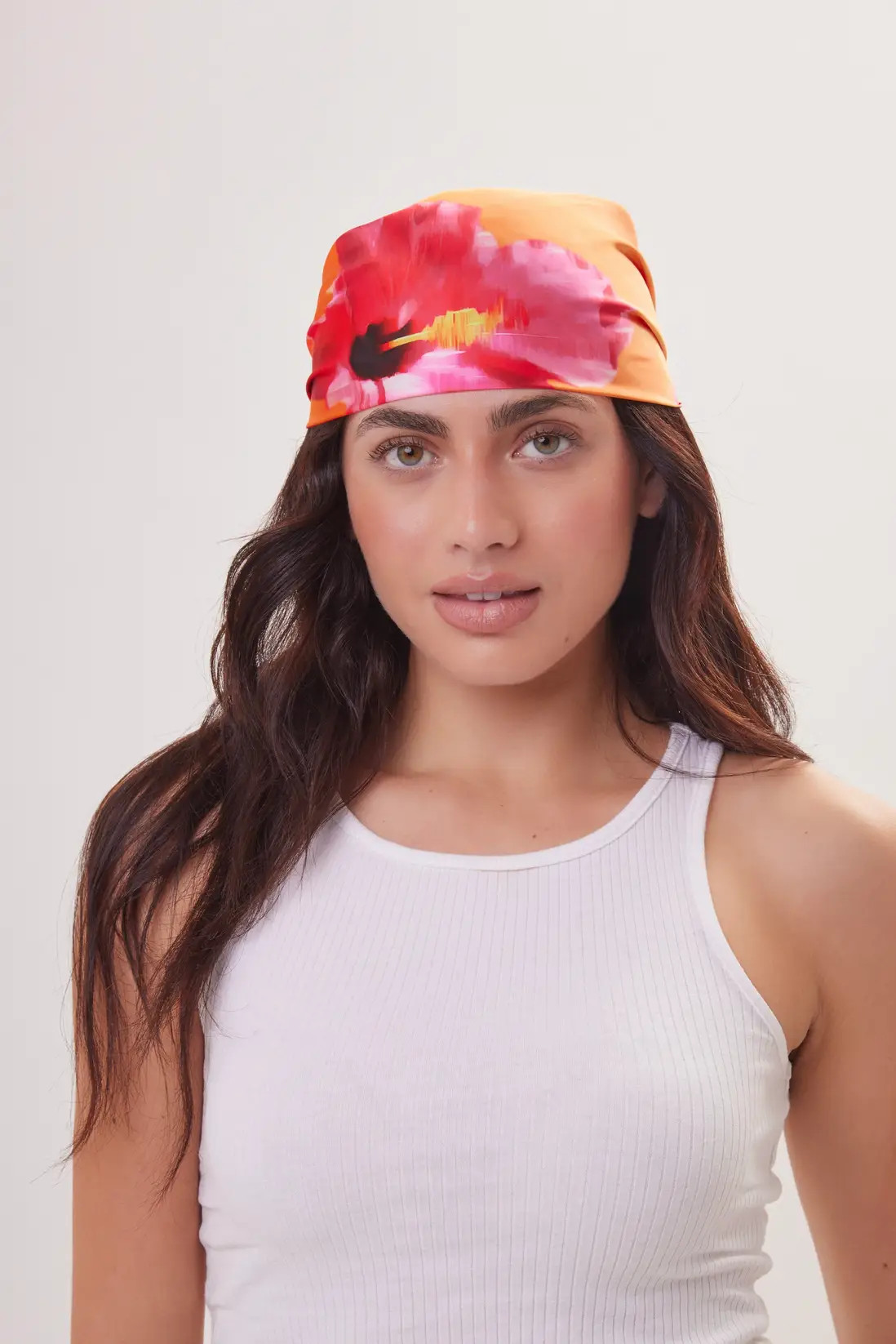 My Accessories London Bright Large Florals Multiway Bandana | Boohoo | Boohoo.com (UK & IE)