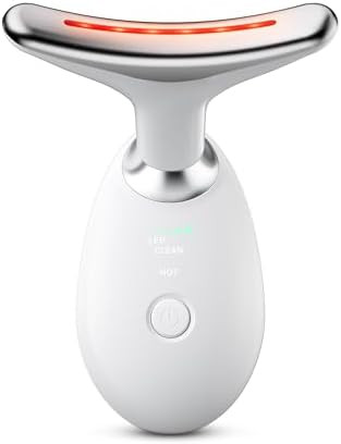 Face Neck Tool for Skin Care, Electric Neck Face Lifting Device for Wrinkle Removal (White) | Amazon (US)