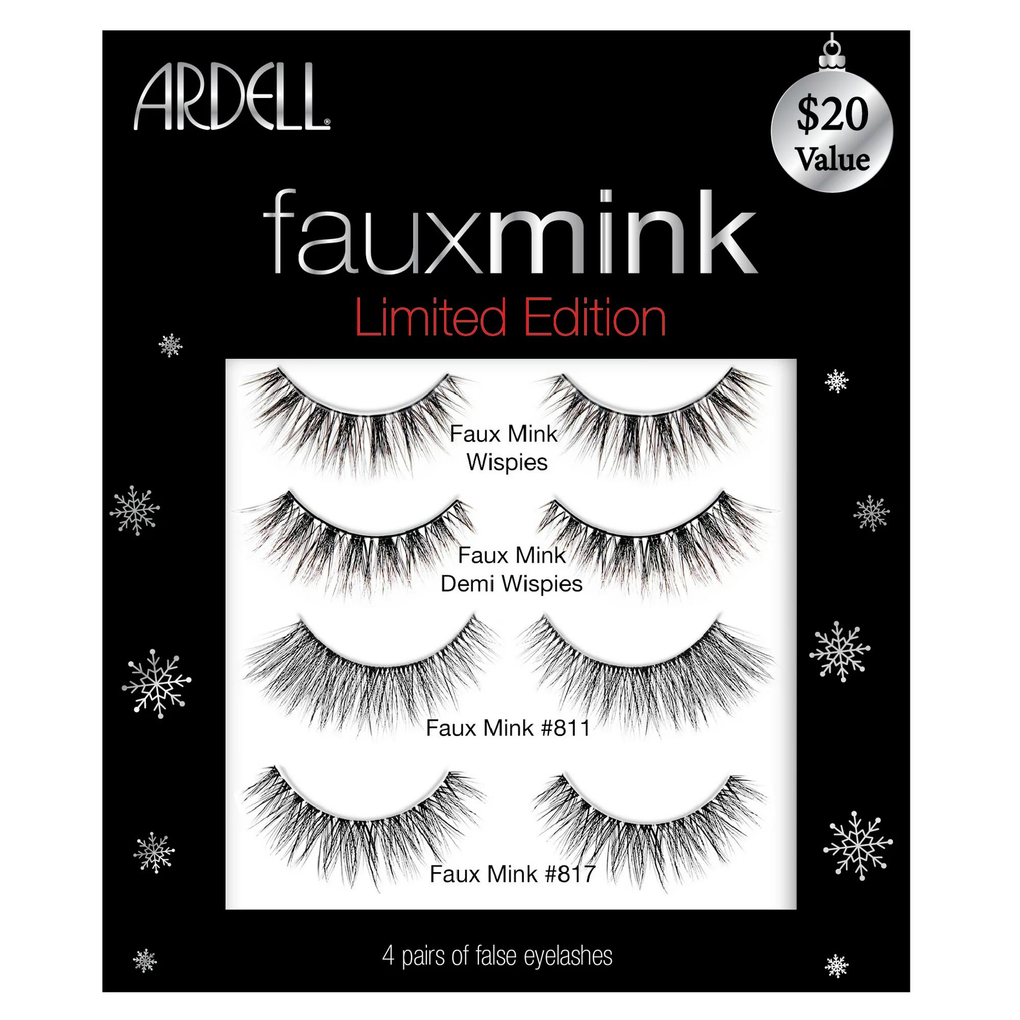 Ardell Limited Edition Faux Mink False Eyelashes, Multipack | Walmart (US)
