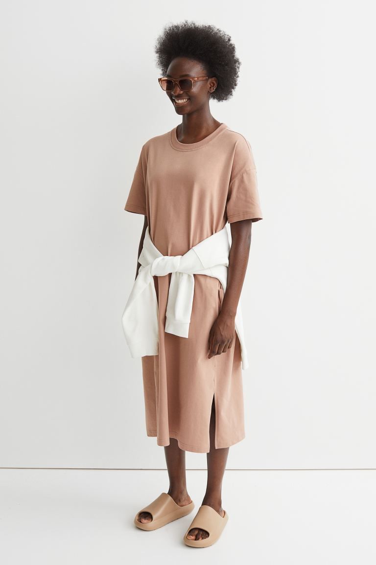 Calf-length T-shirt Dress | H&M (US + CA)