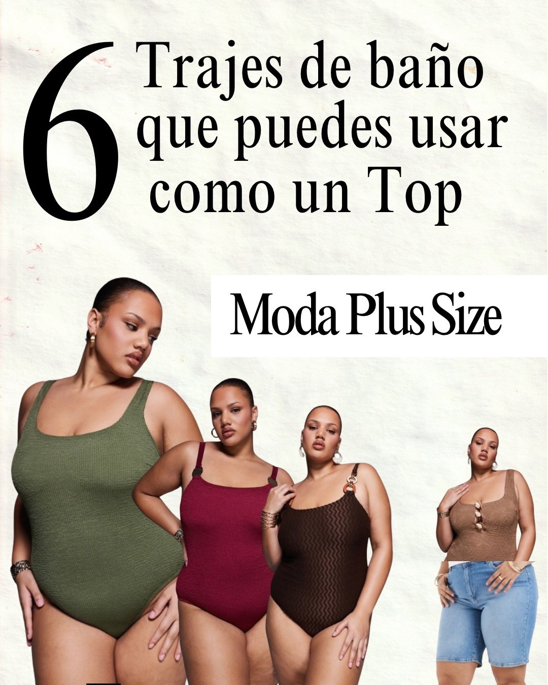 6 trajes de baño versátiles  que puedes usar como un Top.

#LTKPlusSize #LTKSwim #LTKSeasonal