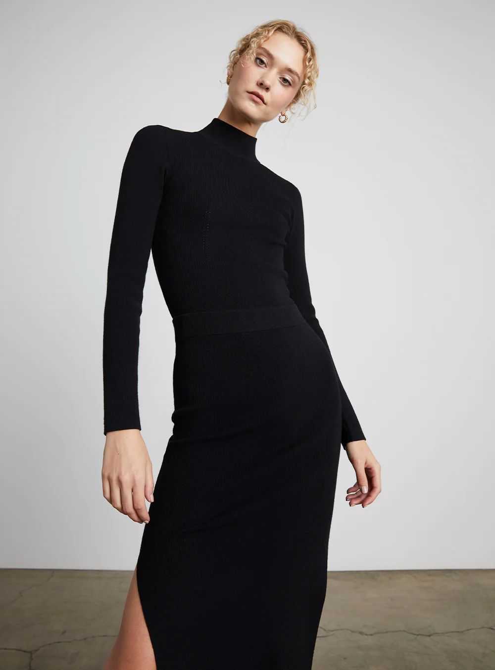 Coco Cropped Turtleneck ~ Black | Who What Wear Collection