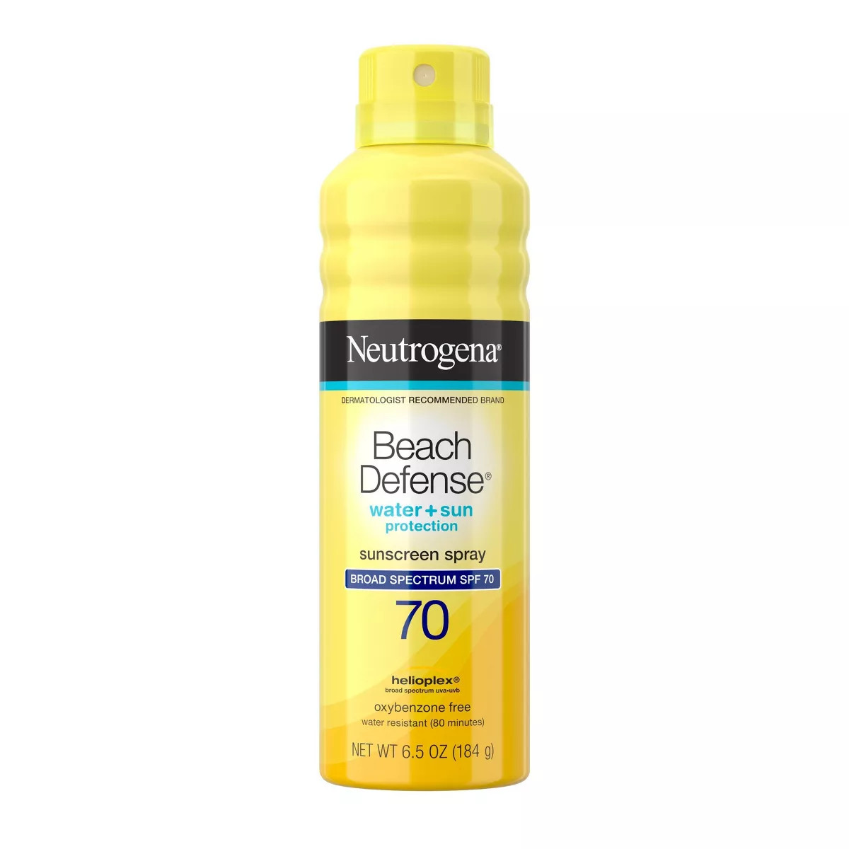 Neutrogena Beach Defense Sunscreen Spray, SPF 70, 6.5oz | Target