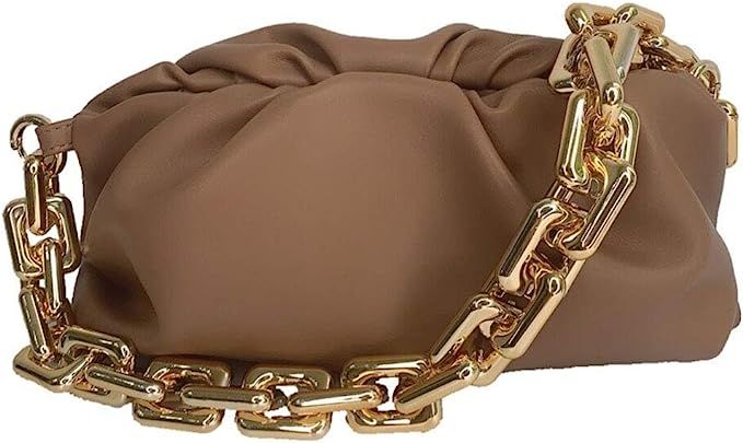 alilove Cloud Bag Dumpling Shoulder Bag Chunky Chain Pouch Bag | Amazon (US)