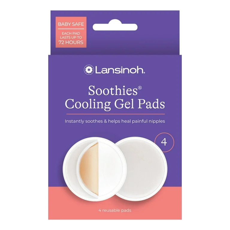 Lansinoh Soothies Cooling Gel Pads for Breastfeeding Moms, 4 Count | Walmart (US)