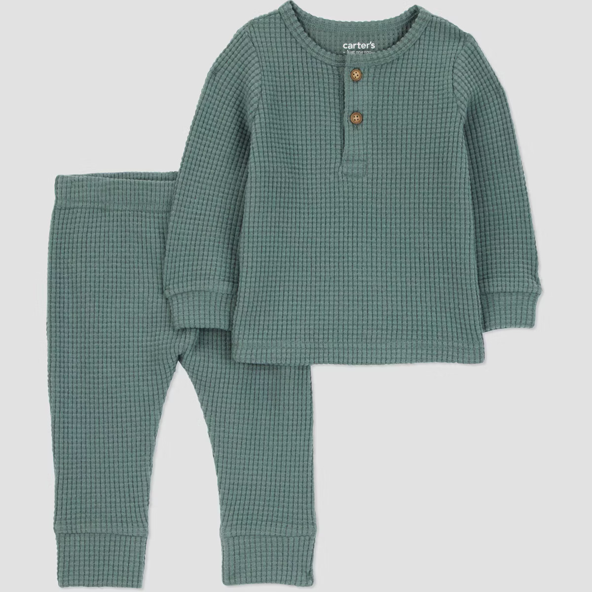 Carter's Just One You® Baby Boys' 2pc Texture Top & Bottom Set - Green | Target