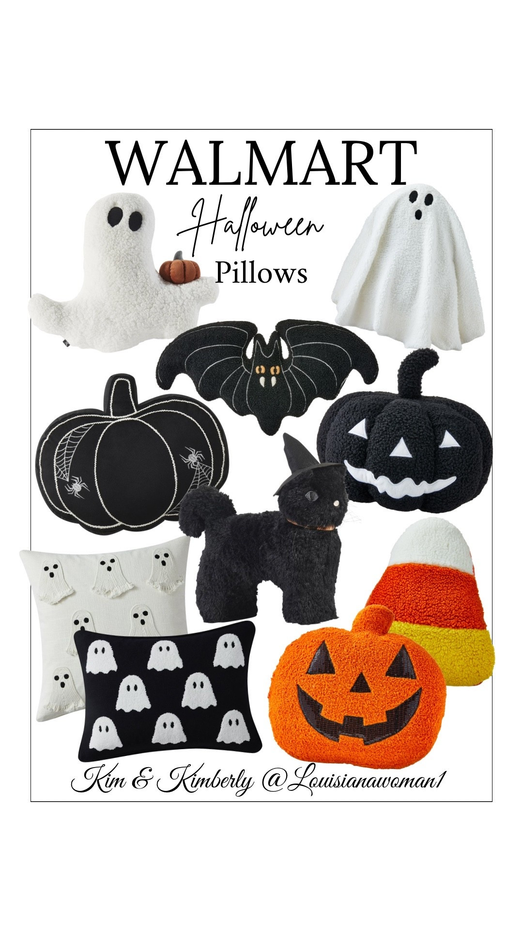 🎃Halloween Pillows! Perfect for that final spooky touch! #Halloween #Walmart #Finds #Spookyseason #Boo #Pumpkin #Candycorn #Blackcat #Bat #Ghost #Ghoul

#LTKHalloween #LTKSeasonal #LTKHome