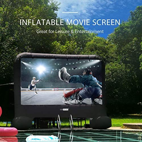 VIVOHOME 14 Feet Indoor and Outdoor Inflatable Blow up Mega Movie Projector Screen with Carry Bag... | Amazon (US)