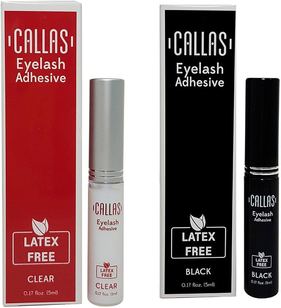 Eyelash Adhesive Clear & Black Duo 0.17fl oz/5ml | Amazon (US)