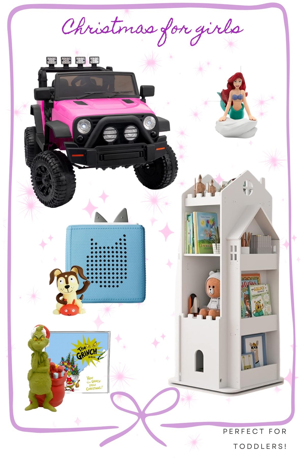 Christmas gifts for girls! 🎁🎄


Christmas gifts for toddlers. Christmas gifts for toddler girls. Toddler gifts. Toddler girl gift. Gifts for girls. My tonies. The Grinch.

#LTKKids #LTKHoliday #LTKGiftGuide