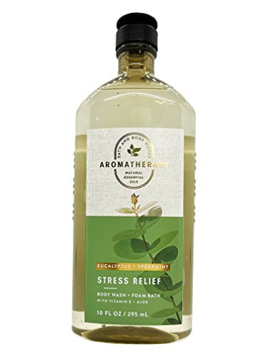 Bath & Body Works Aromatherapy Stress Relief - Eucalyptus + Spearmint Body Wash & Foam Bath, 10 Fl Oz | Amazon (US)