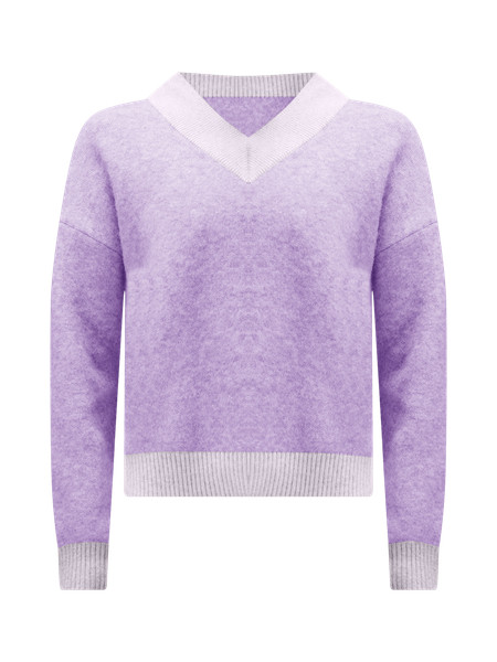Alpaca Wool-Blend V-Neck Sweater | Women's Hoodies & Sweatshirts | lululemon | lululemon (CA)