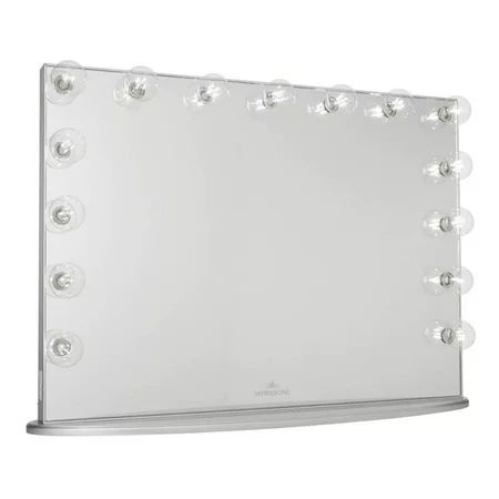 IMPRESSIONS Hollywood Glow Lite Pro Vanity Mirror with 15 LED Bulbs, Tabletop Vanity Mirror with Wir | Walmart (US)