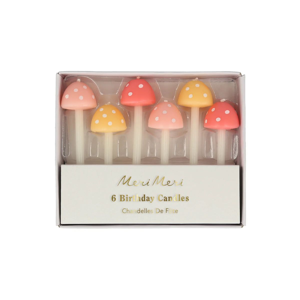 Mushroom Birthday Candles | Ellie and Piper