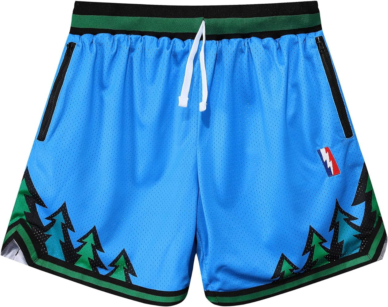 Mens Retro Basketball Shorts Cool Lightweight Mesh Gym Shorts Graphic Sports Athletic Drawstring ... | Amazon (US)