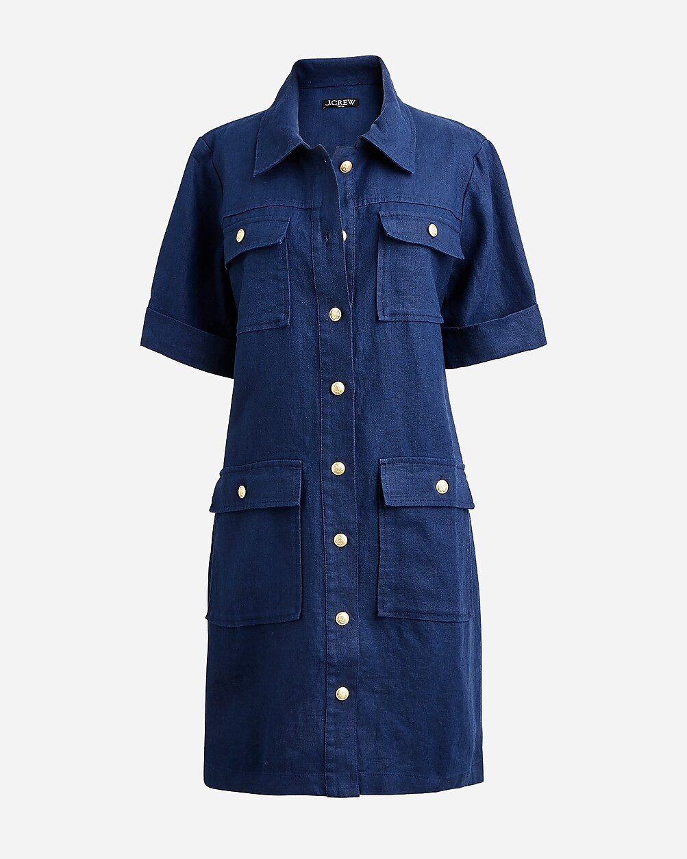 Gamine shirtdress in linen | J. Crew US