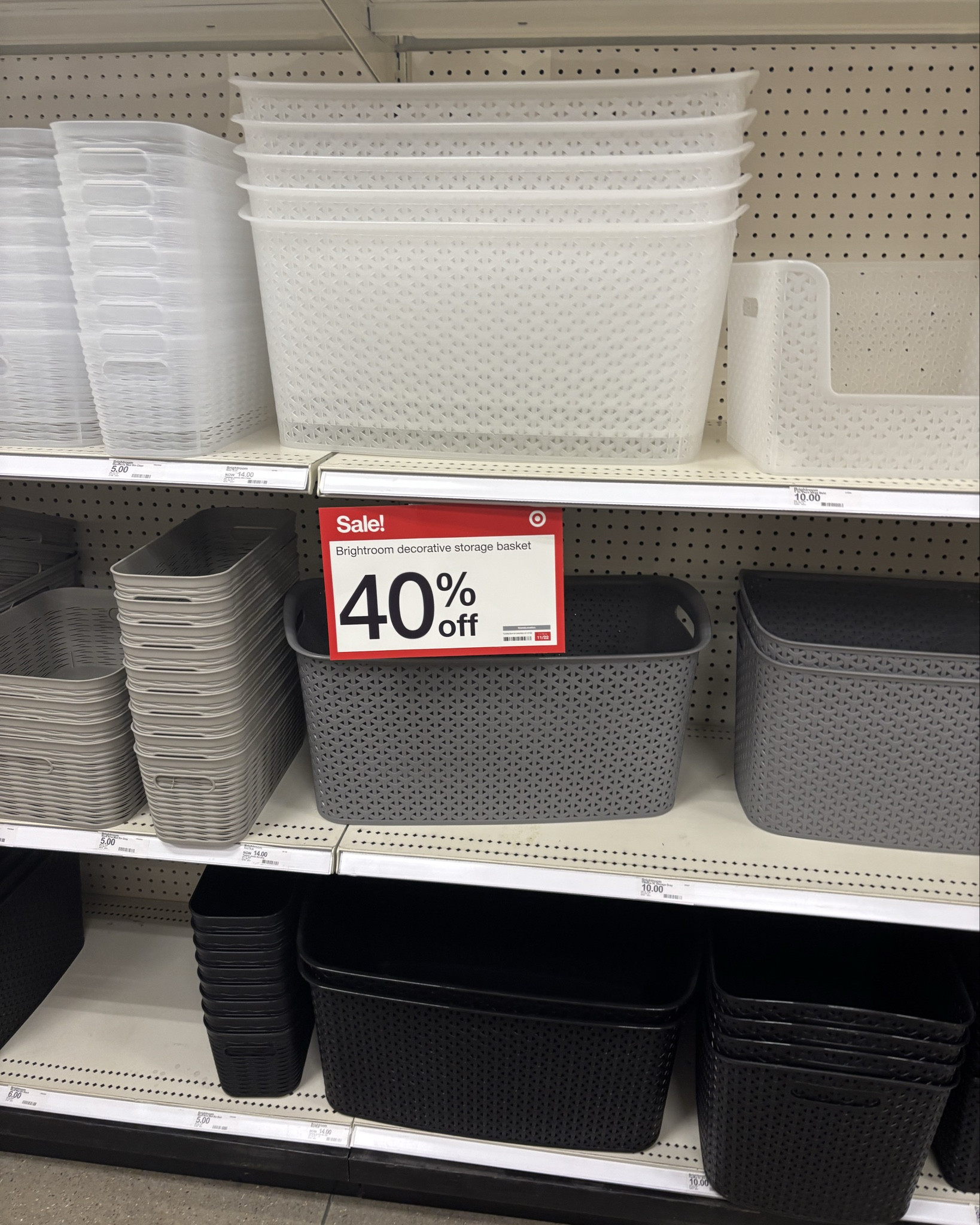 Targets Brightroom Bins and Baskets Sale 

#LTKCyberWeek #LTKHome #LTKGiftGuide