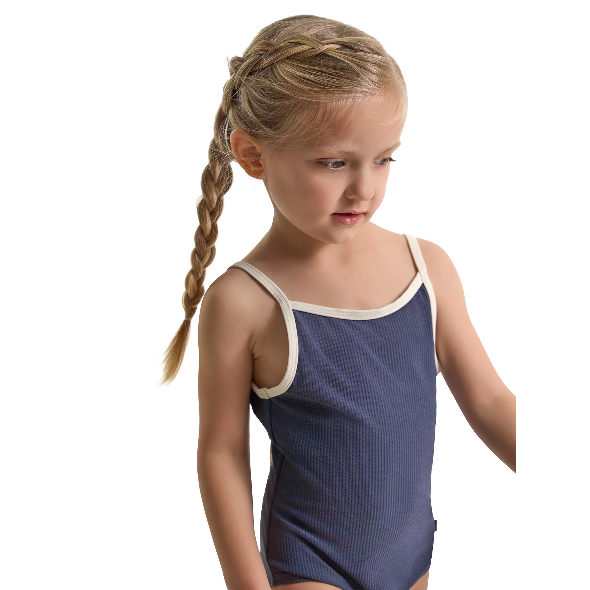 Modern Moments by Gerber Baby and Toddler Girl One-Piece Swimsuit with Bow, 0/3M-5T | Walmart (US)