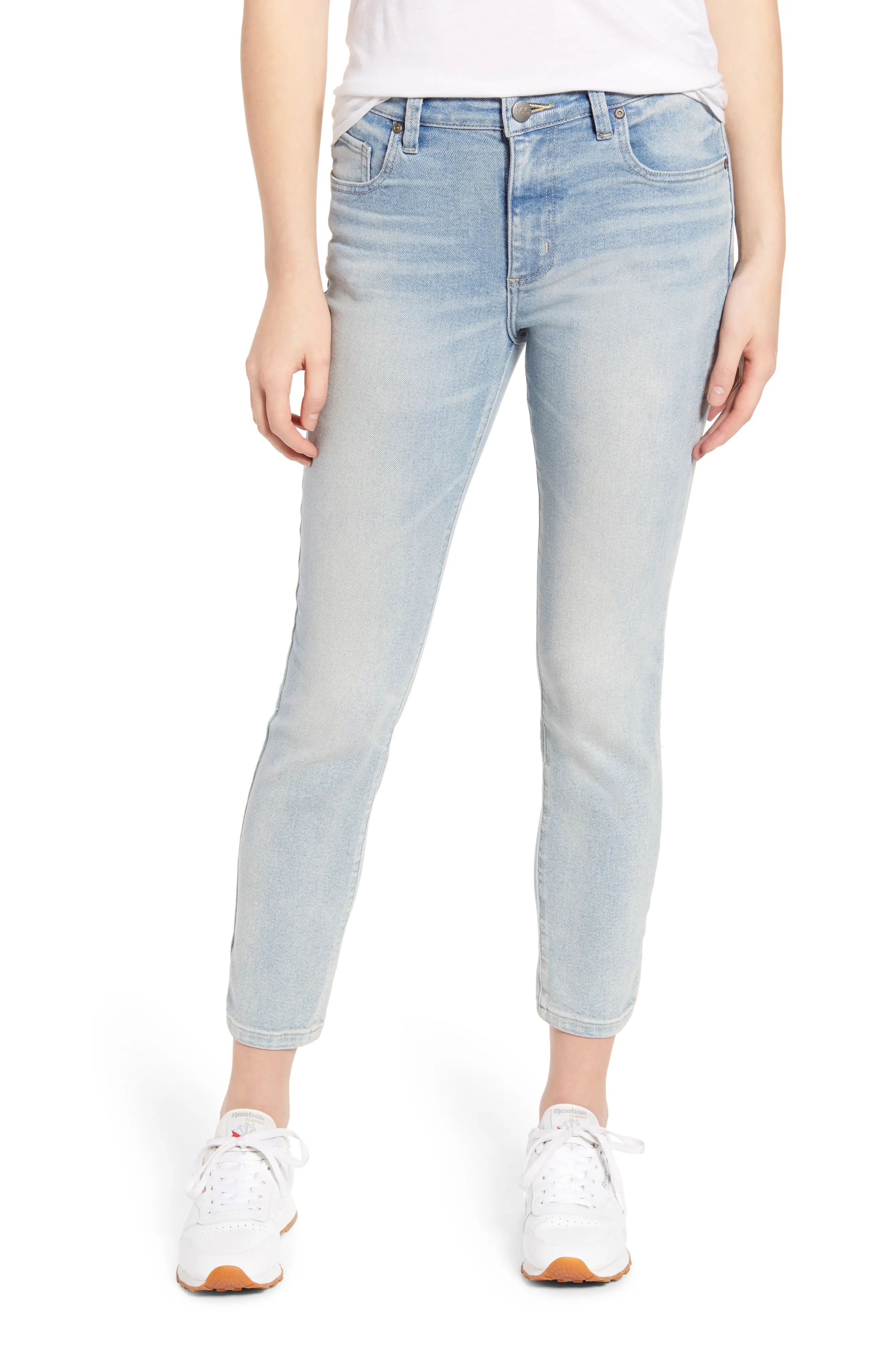Women's Lee Ankle Skinny Jeans, Size 26 - Blue | Nordstrom