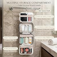MODENGKONGJIAN Travel Toiletry Bag - Hanging Toiletry Bag for Women, Waterproof Makeup Cosmetic B... | Amazon (US)
