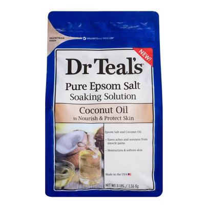 Dr Teal's Pure Epsom Salt Nourish & Protect Coconut Oil Soaking Solution - 3lbs | Target