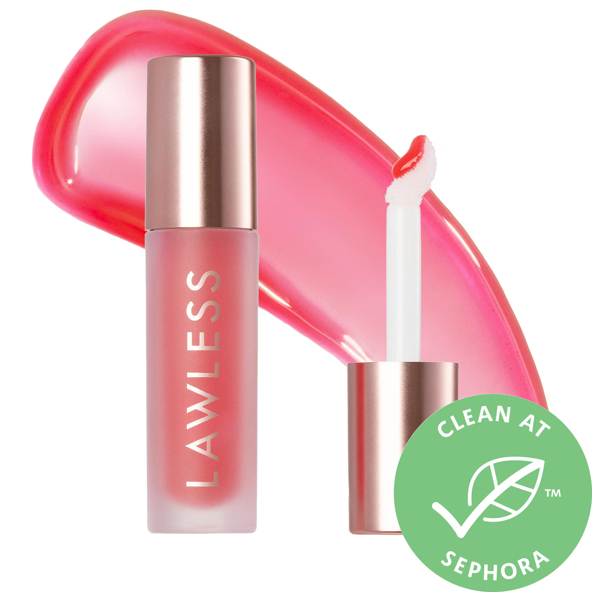LAWLESS Forget The Filler Lip Plumper Line Smoothing Gloss Cherry Vanilla 0.11 oz / 3.3 mL | Sephora (US)