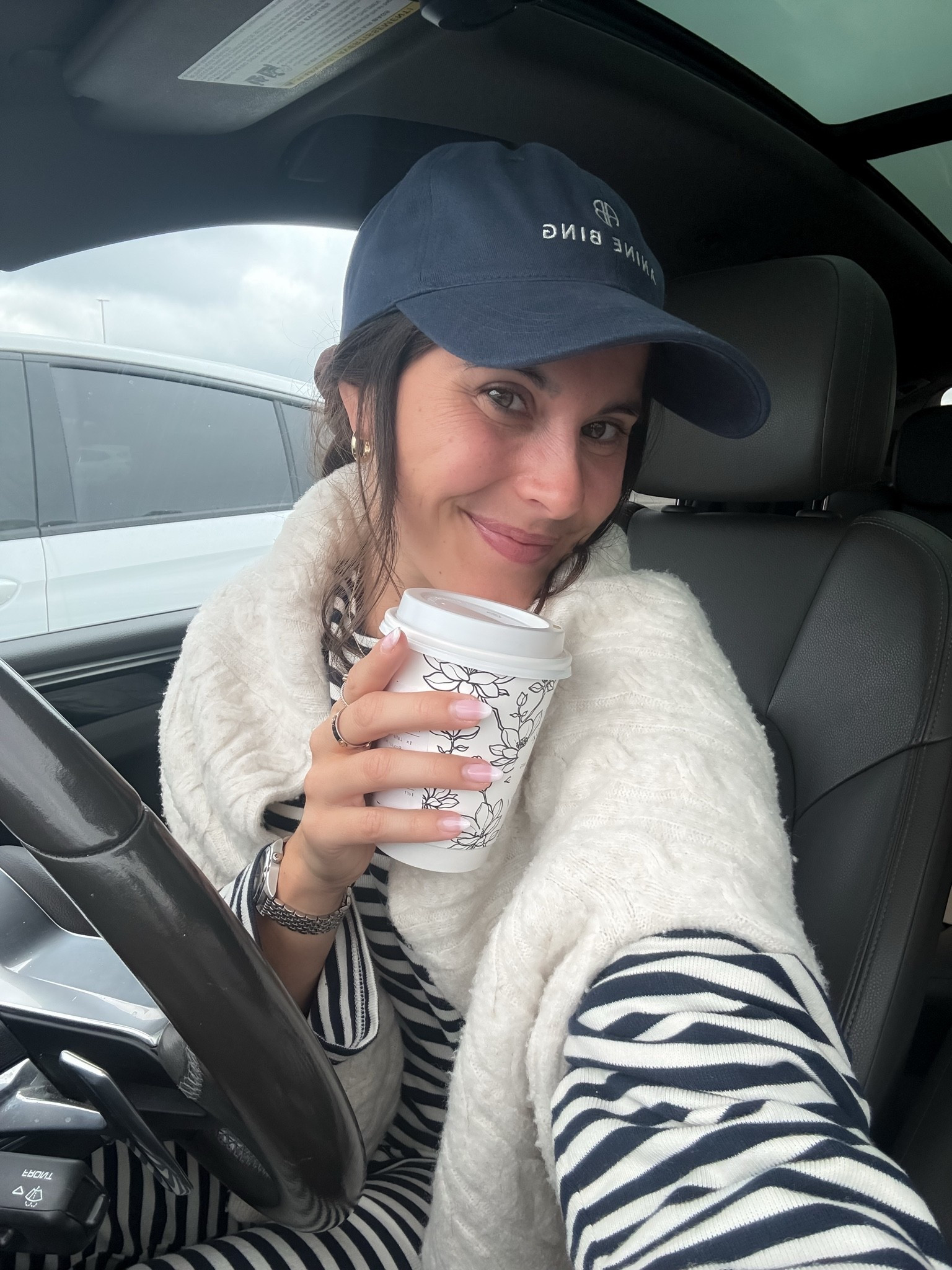 Sunday morning coffee ootd ☕️

Matching set, cozy, comfy, hat, anine bing, sweater, ring, earrings, Ana Luisa, jewelry, ootd

#LTKootd #LTKSeasonal #LTKTravel