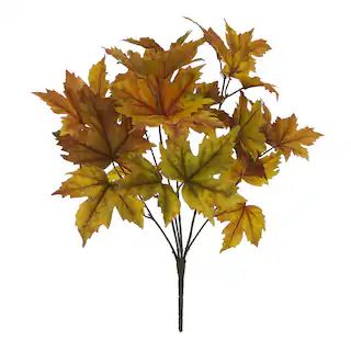 Orange & Green Maple Leaves Bush by Ashland® | Michaels Stores