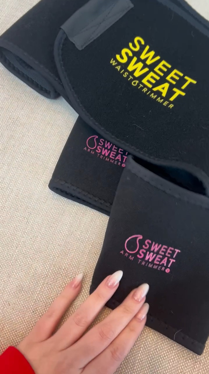 Sweet Sweat 💧 
Your workout game changer! 

These body wraps are AMAZING at increasing your sweat production and increasing the impact of even the most leisurely walk 💧🙌🏼

I have both the Waist Trimmer and the Arm Trimmers! They can be worn by themselves or for extra insane results, pair with the Sweet Sweat roll-on Workout Enhancer. 

Easy maintenance - wipe down after each workout. Once a week, machine wash cold in the mesh bags they provide and hang dry. 

A PRO for me - they only increase sweat production where worn. So don’t “sweat” (pun intended) if it’s not hair wash day. They only promote a deeper sweat in the concentrated areas you wear them 😉

I’ve noticed a considerably flatter stomach with more waist definition and wearing these while lifting 5/10/15 LB weights (while walking) has helped to cut my arms and give a more toned definition!

They’re super compact and great for travel! Give them a shot, you will see instant results and will be addicted to how much you can sweat each day 🙌🏼

Make sure you stay hydrated 💪🏼💧

#LTKFitness #LTKActive