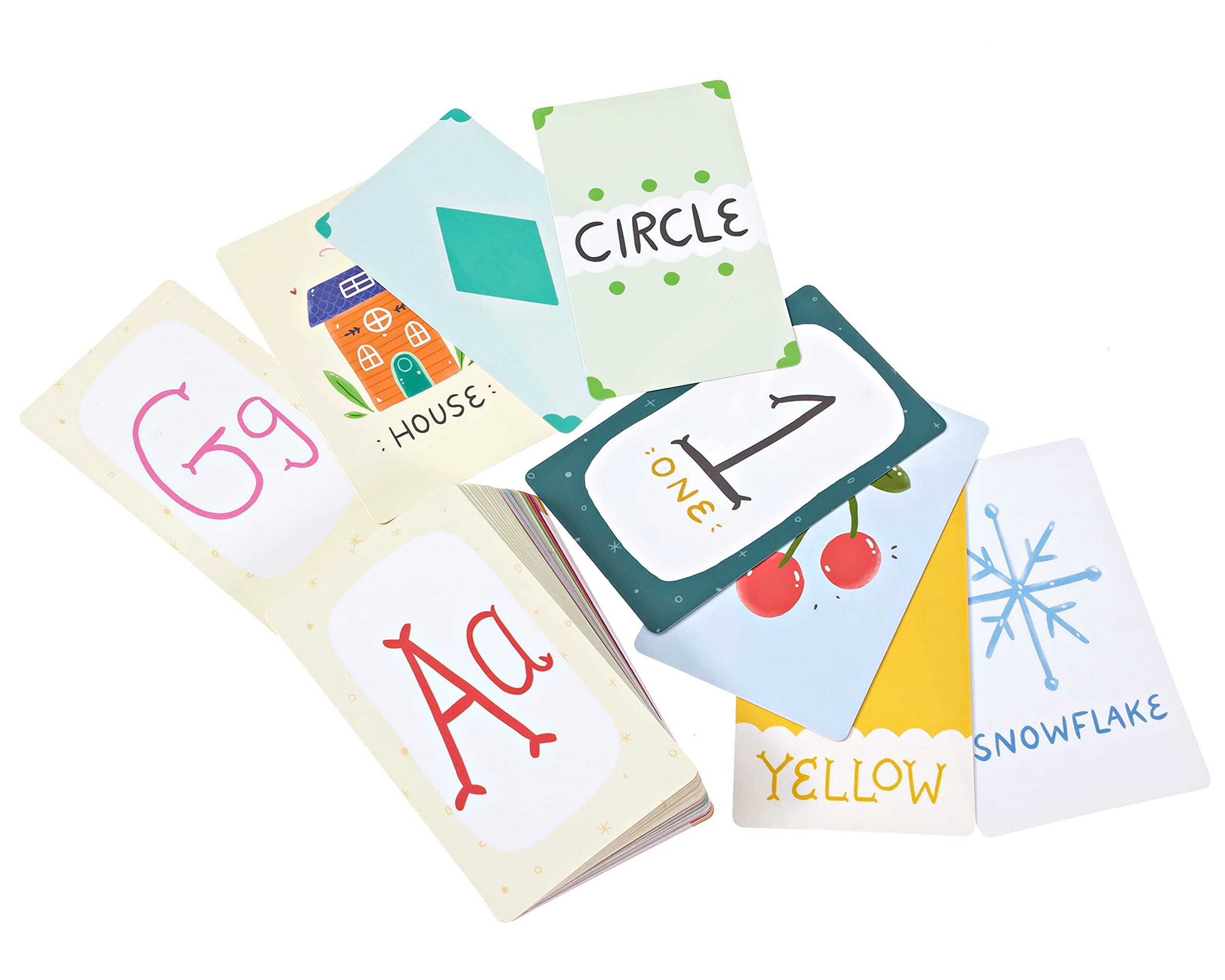 CITREE Alphabet Flashcards for Toddlers - Learn Letters Colors Shapes Numbers and Objects - Educatio | Amazon (US)