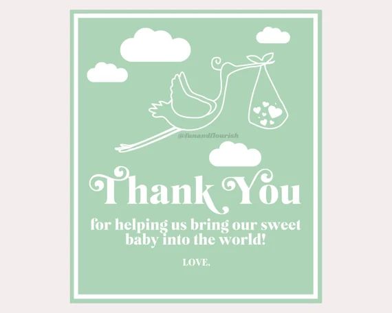 Labor and Delivery Thank You Tag  Nurse Thank You Tag  | Etsy | Etsy (US)