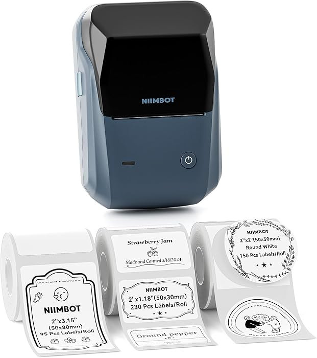 NIIMBOT B1 Label Maker Machine, Thermal Label Printer Easy to Use for Office, Home, Business, Cam... | Amazon (US)